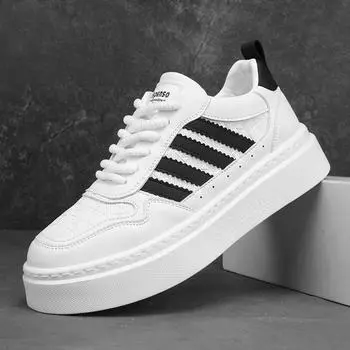 2025 men s shoes casual spring white shoes fashion new men s sports breathable student versatile men s board shoes 39