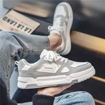 2025 men s shoes spring and autumn sports skateboard shoes men s versatile middle school students niche design casual trendy shoes high sense 39