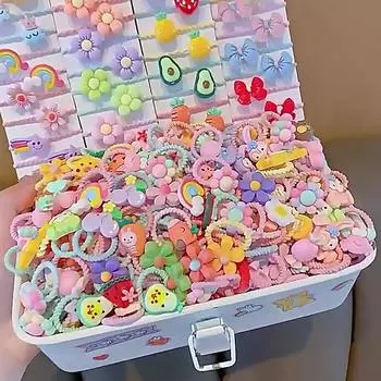 2025 Милые резиночки для волос без повреждений для детей