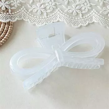 2025 Милый Желейный Цветной Бант Заколка для Волос Сладкий Пластиковый Зажим для Волос в Виде Акулы Шпильки для Волос для Женщин Заколки Зажим для Волос Корейские Аксессуары для Волос синий