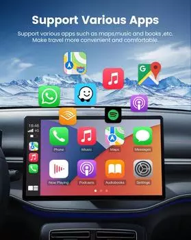 2025 Mini CarAI Box 2in1 Wireless CarPlay Dongle Wireless Android Auto Box для автомобильного радио с проводным CarPlay Plug and Play Ai Box