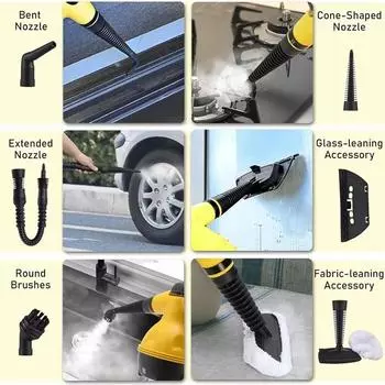 2025 Многофункциональная бытовая чистящая машина Коммерческая ручная высокотемпературная паровая чистящая машина Очиститель