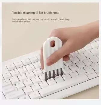 2025 Многофункциональная гибкая щетка для чистки чашек, щетка для чистки сосок и бутылок, бытовая мягкая щетина, щетка для чистки кухонного инструмента