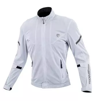 2025 Model Protective Full Mesh Jacket Neo Motorcycle CE Standard Protector Mesh KOMINE Silver S [KOMINE] JK-1623 Spring/Summer