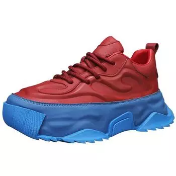 2025 Модная мужская обувь Толстая подошва повседневная спортивная обувь дышащая нескользящая обувь для бега и ходьбы Модная мужская обувь 39
