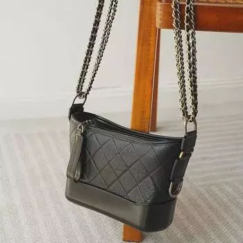 2025 Модная сумка-ведро Xiaoxiang из натуральной кожи Diamond - Стильная женская сумка через плечо для поездок на работу