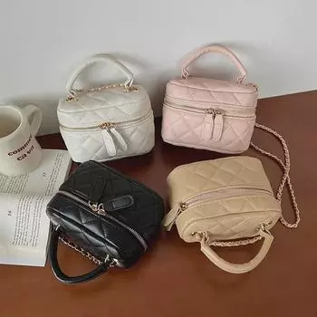 2025 Модная женская летняя сумка-ведро с бриллиантовой цепочкой - Универсальная сумка-мессенджер через плечо