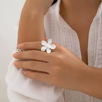 2025 модные геометрические нерегулярные регулируемые кольца для женщин и мужчин нерегулярные панк геометрические матовые массивные золотые серебряные цветочные перстни с жемчугом specification