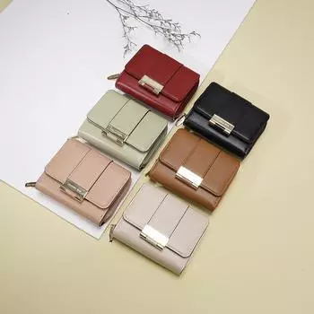 2025 Модный кошелек для монет из коллекции High-End Fashion Cross-Border - стильный универсальный кошелек для девочек коричневый