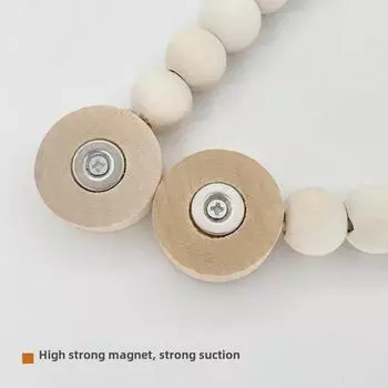 2025 Модный мультяшный радужно-кисточный деревянный бисер магнитный галстук для штор