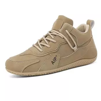 2025 Мужская обувь Новая осень-зима Нескользящая модная уличная обувь для ходьбы на доске Мужская спортивная стильная повседневная модная обувь 39 хаки