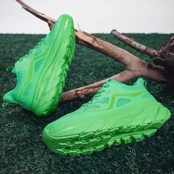 2025 мужские кроссовки для бега Marathon, дышащие, легкие, женские, удобные, повседневные, спортивные, нескользящие, для ходьбы, спортивные кроссовки 35 белый