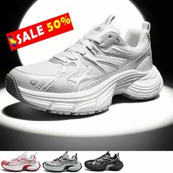 2025 мужские кроссовки для марафона на воздушной подушке, дышащие, легкие, спортивные кроссовки для мужчин, удобные кроссовки для скалолазания 35 красный