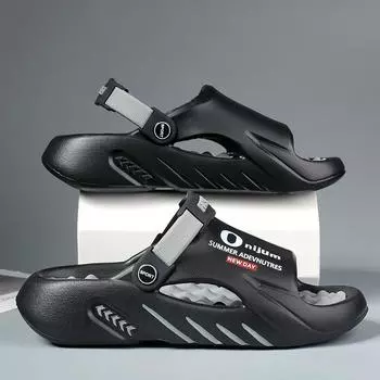 2025 Мужские массажные тапочки для дома и улицы, сандалии для пляжа, повседневная обувь, удобные тапочки для мужчин и женщин, домашние тапочки, большой размер 46 47 36-37