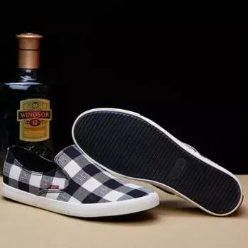 2025 Мужские мокасины из сетчатого холста для мужчин, дышащая повседневная обувь без застежек, плоская обувь, модные кроссовки, мужская дизайнерская обувь 39 чёрный