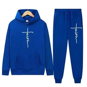 2025 Мужские толстовки с капюшоном и мужские брюки Повседневный мужской спортивный костюм Спортивная одежда Осень-зима Мужской костюм Мужская одежда Комплекты для отдыха Мужской S
