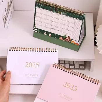2025 Настольный календарь Ежегодный ежемесячный ежедневник Планировщик встреч Метки управления временем Расписание Органайзеры Список дел Календарь Книги чёрный