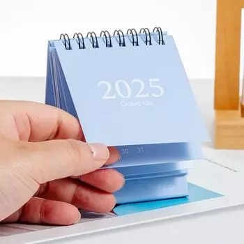 2025 Настольный календарь Ежегодный планировщик Спиральный календарь Книга Ежегодное расписание Органайзер Товары для дома и офиса для учителей Студентов Офисные работники