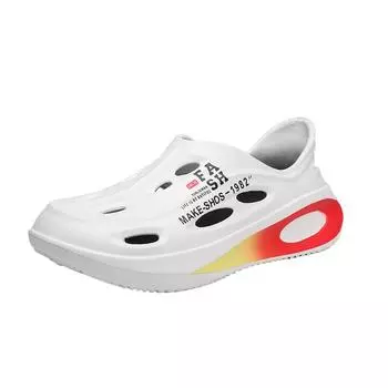 2025 Нескользящие дышащие повседневные сандалии на плоской подошве для мужчин, пляжные тапочки, легкие шлепанцы большого размера, семейная мужская обувь 40-41