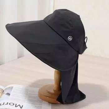 2025 New Arrival Hat Men s and Women s Summer Sun Protection Sun Hat Outdoor Sports Cycling Alpine Cap Peaked Cap Black All yards