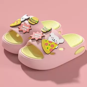 2025 new cartoon children s slippers boys summer baby cool slippers bath non-slip girls home indoor shoes 24-25