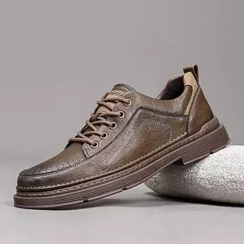 2025 new casual shoes men s trend Korean version of fashion white shoes retro board shoes Xiaohongshu Internet celebrities the same 38