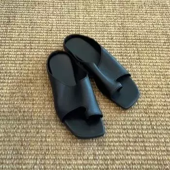 2025 New Designer Summer Leisure Women Slippers Clip Toe Flats Size Soft Indoor Daily Shoes Female 35