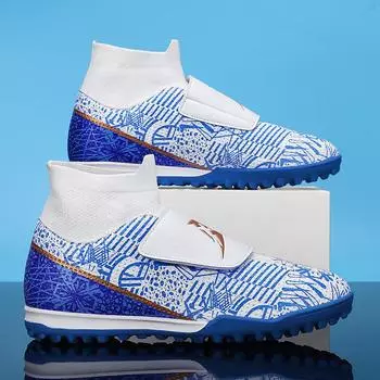 2025 new football shoes men s high-top boys professional training broken nail shoes popular football shoes 29