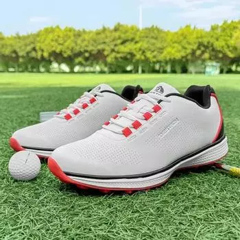 2025 New Golf Shoes Men Waterproof Luxury Golfers Sneakers Anti Slip Golfing Footwears Comfortable shoes for men men shoes 39 чёрный