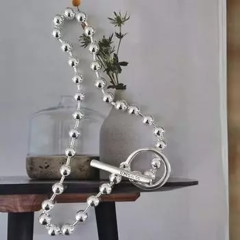 2025 New Hot Sale Fashion Trend High Quality Necklace Women s Romantic Jewelry Gift Bag серебряный