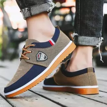 2025 New in Men s casual shoes Vulcanized Work loafers Mesh Lightweight sports shoes Canvas Shoes for Men zapatos para hombres 39