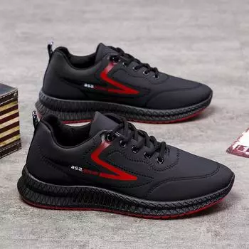 2025 new leather shoes fashion business casual shoes middle-aged and elderly shoes flat heel low-top soft sole comfortable soft sole leather shoes 39