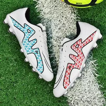 2025 new low-top broken nails and long nails adult men s and women s training and competition football shoes popular low-top football shoes 36