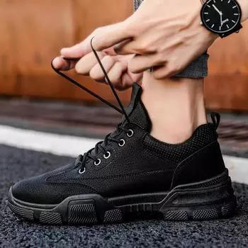 2025 new Martin boots Korean version of tooling boots men s autumn men s casual shoes low-top outdoor labor insurance shoes winter 39