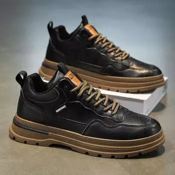 2025 new Martin boots spring men s breathable waterproof work shoes fashionable all-matching working shoes casual skate shoes men 39