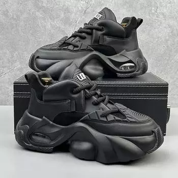 2025 new men s dad shoes non-slip and wear-resistant platform sports shoes casual versatile little white shoes trendy simple shoes 39