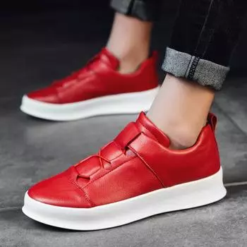 2025 new men s low-top board shoes trendy teenage students little white shoes versatile sports and leisure men s shoes 39 белый
