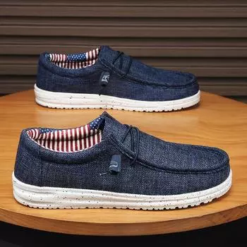 2025 new men s shoes casual versatile canvas shoes spring new fashion trend casual shoes 39 хаки