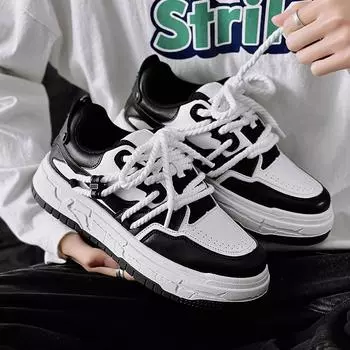 2025 new men s shoes, collectible low-top, Hong Kong-style thick-soled bread shoes, canvas shoes, star beggar shoes 39 белый