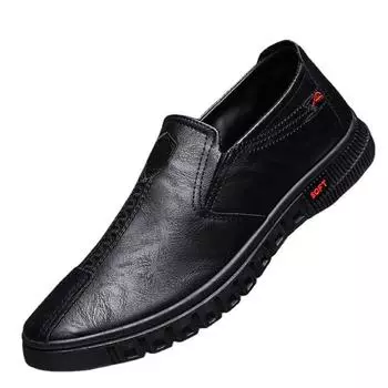 2025 new men s shoes, men s leather shoes, men s business casual leather shoes, soft sole shoes 39