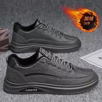 2025 new men s shoes winter mesh breathable non-slip sports running trend versatile men s casual Forrest Gump tide shoes 39 чёрный