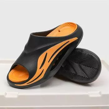 2025 New Men s Slippers Outdoor Beach Sandals Indoor Comfortable Soft Slides Flip-flops Men Women Bathroom Shoes Home Slippers 36-37