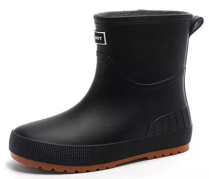 2025 New Popularity Hot Sale Women Rain Boots Fashionable Water Boots for Rainy Season 40 чёрный