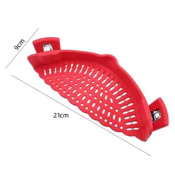 2025 New Pot Strainer and Pasta Strainer - Adjustable Silicone Clip On Strainer for Pots, Pans, and Bowls - Kitchen Colander