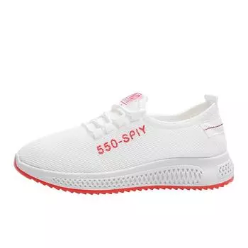2025 new spring and autumn fashionable women s white shoes fashionable all-matching casual sneakers breathable cloth shoes 36