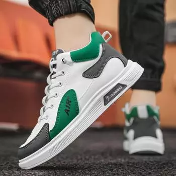 2025 new spring and autumn men s shoes fashion high-top casual sports board shoes outdoor versatile men s one-pedal trendy shoes 39