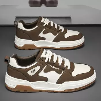 2025 new spring and summer shoes men s fashion casual sports non-slip versatile white shoes panda student board shoes skateboard shoes 39