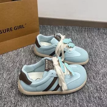 2025 new spring dopamine platform white shoes women s niche shoes casual fashion board shoes German training shoes women 35