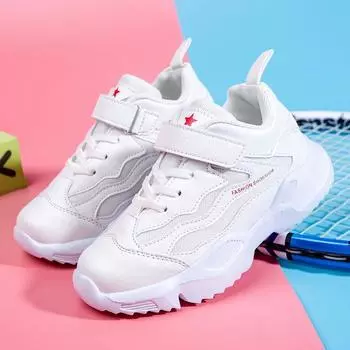 2025 new student small white shoes spring and autumn mesh thick-soled versatile Korean version of casual white shoes student popular sneakers 27 белый