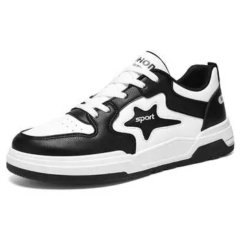 2025 new style men s summer students breathable white shoes men s fashionable all-matching platform sneakers casual skate shoes fashionable shoes 39